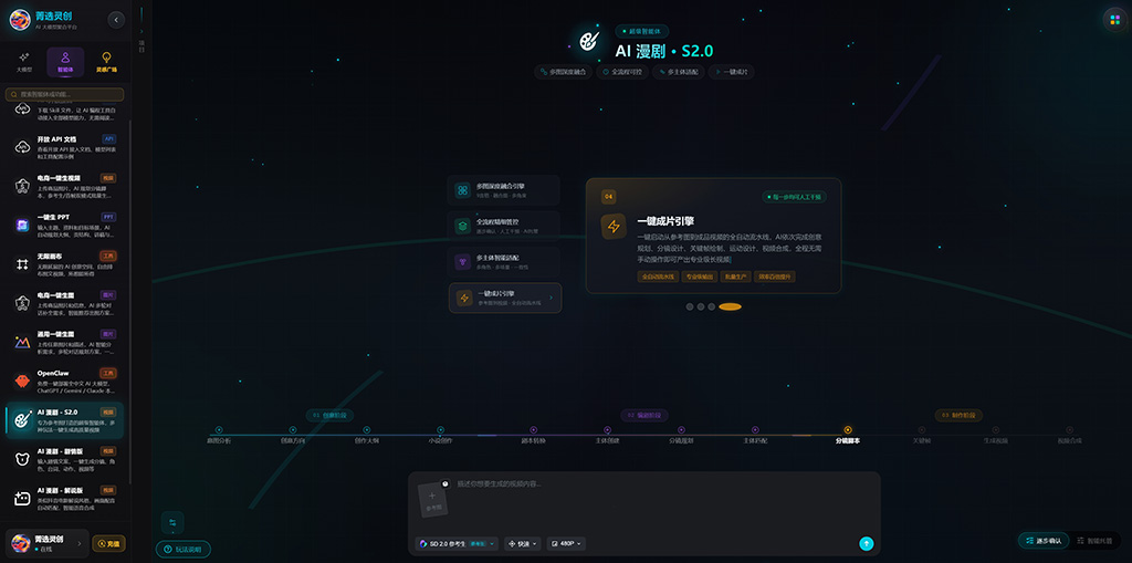 AI漫剧角色连贯与分镜生成